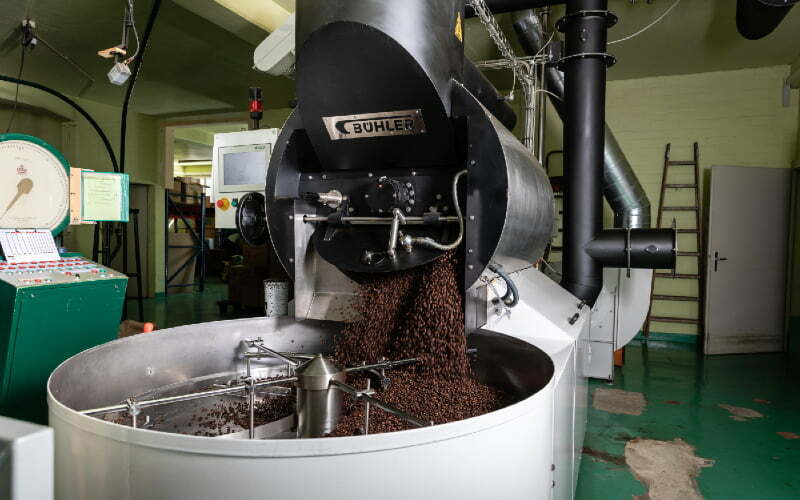 Les coulisses d'un torréfacteur de café
