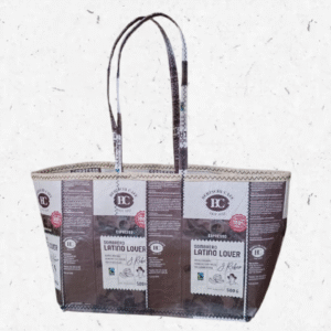 Upcycling Tasche aus Kaffeeverpackung